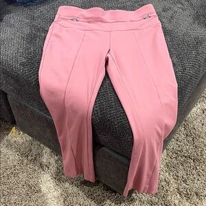 Nine West Rose Pink Trousers with Silver Accent
